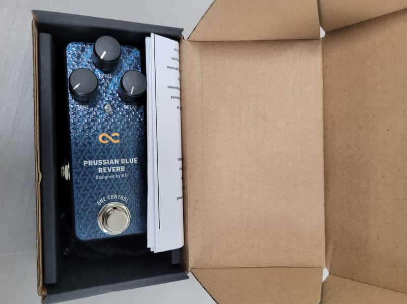 One Control Prussian Blue Reverb Pedal | Reverb
