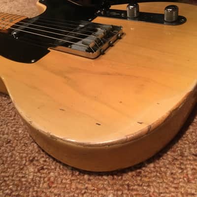 Fender Telecaster 1952 Black Guard 100% Original image 4