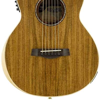 Traveler Guitar Redlands Concert 6 String Acoustic-Electric Guitar, Right, Koa (RC KE) image 1