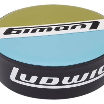 Ludwig Atlas Classic Blue/Olive Round Throne (LAC49TH) image 2