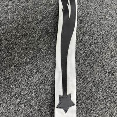 Doctor Song Vintage Guitar Strap Shooting Star 80s - White image 3
