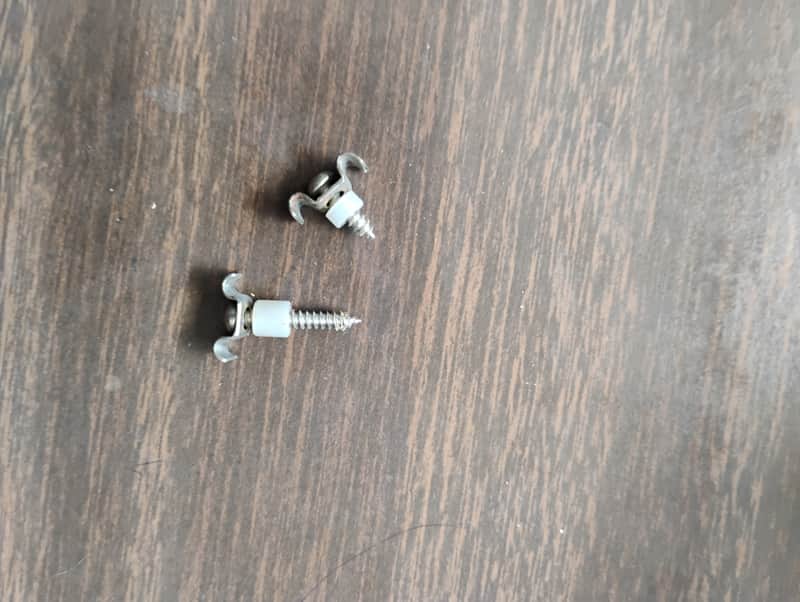 1970s Fender String tree pair original vintage parts luthier project restoration Stratocaster Telecaster etc image 1