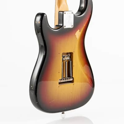 USED 1971 Fender Stratocaster with Rosewood Fretboard - Sunburst image 11
