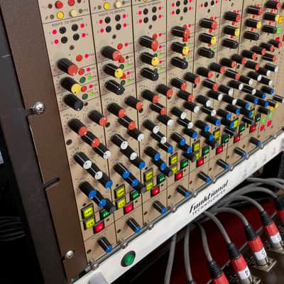 Cadac 8 Channel Mic Pre Eq Input x 4 Output 8x4 “G Type” Mixer Rack w/ Fader Unit • Vintage image 9