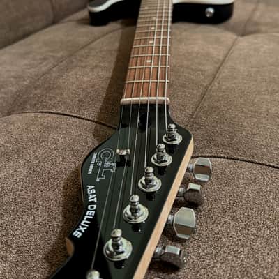 G&L Tribute Series ASAT Deluxe Carved Top with Rosewood Fretboard 2025 Model in Transparent Black image 21