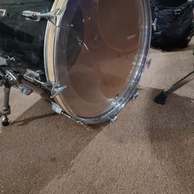 Pearl Maple Shell Bass Drum 22x16 - Black Wrap image 4