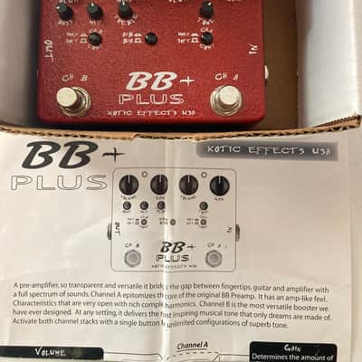Xotic BB Plus Preamp and Boost | Reverb