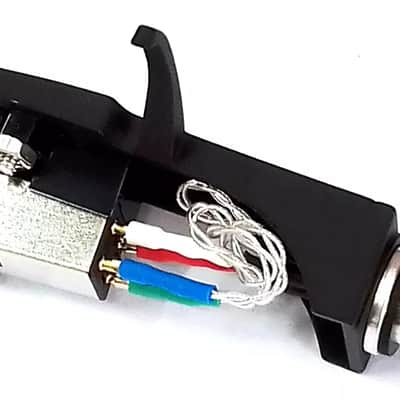 Litz Wired Headshell & AT 3600L Cartridge For Denon DP 60L, DP 67L, DP 75, DP 300F, DP 400, DP 450USB, DP 500W, DP 790 SL 5A, SL 7D Vinyl Record Players Decks Turntables. (2020) image 2
