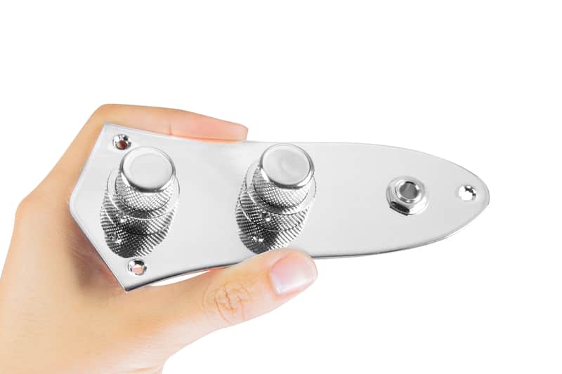 920D Custom JB-CON-C Upgraded 62 Dual Pickup Bass Control Plate with Concentric Knobs image 1