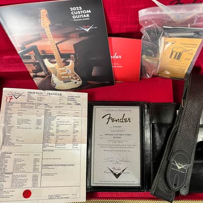 Fender Custom Shop Vintage Custom 1957 Stratocaster NOS Aged White Blonde (305) image 8