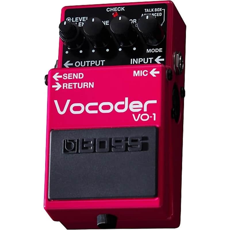 BOSS  VO-1 Vocoder Effects Pedal 2024 - Red image 1