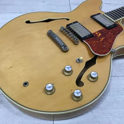Epiphone Sheraton Electric Semi Hollowbody Guitar MIJ Japan - Natural image 3