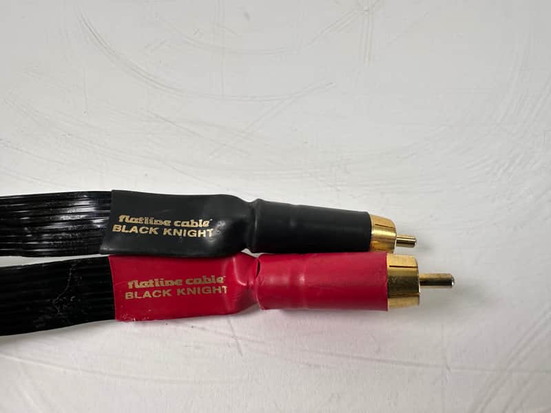 【廃盤】NORDOST BLACK KNIGHT RCAケーブル Nordost Black Knight RCA Interconnects With Nordost Wood Case - 2M