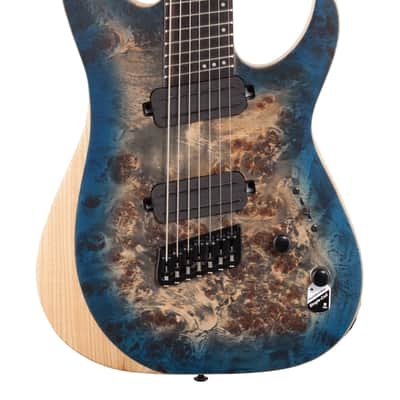 Schecter Reaper-7 Multiscale 7MS Electric Guitar Sky Burst image 3