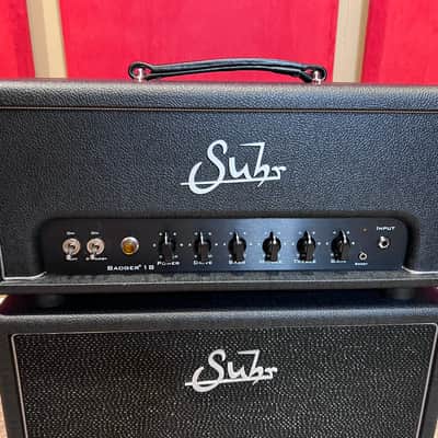 Suhr Badger 18 V2 18-Watt 1x12" Guitar Amp Half Stack 2016 - Present - Black image 6