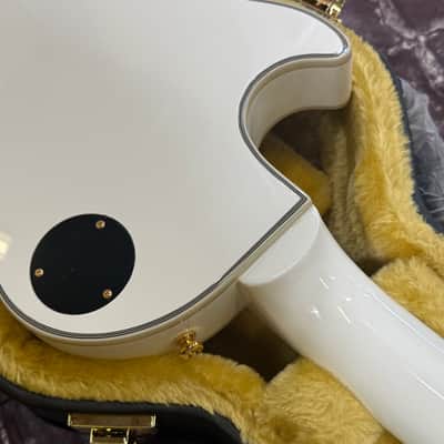 2025 IGC Epiphone Inspired by Gibson Les Paul Custom Alpine White New Unplayed Auth Dlr 8lb10oz #610 image 10