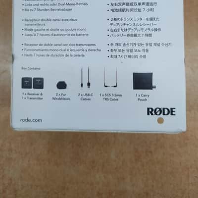 RODE Wireless GO II Compact Wireless Microphone System 2021 - Present - Black image 3