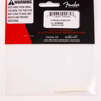 Genuine Fender® American Deluxe P-Bass Slotted Nut 007-8980-000 image 3
