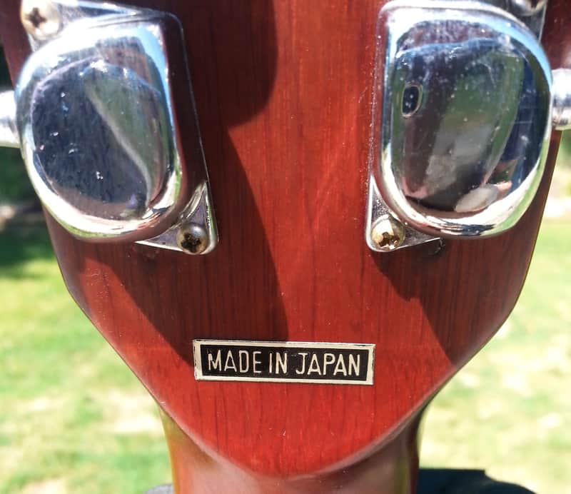 Extremely Rare Vintage Ventura V-20 Acoustic Guitar 3 Piece Back