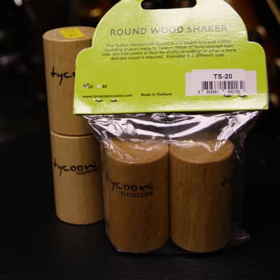 Tycoon TS-20 Round Wood Shakers in Siam oak (pair) image 3