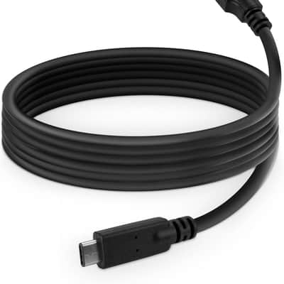 Cable Compatible with Pioneer DJ DDJ-REV5 - DirectSync - USB 3.0 A to USB 3.1 Type C, USB C Charge and Sync Cable - 6ft - Black image 2