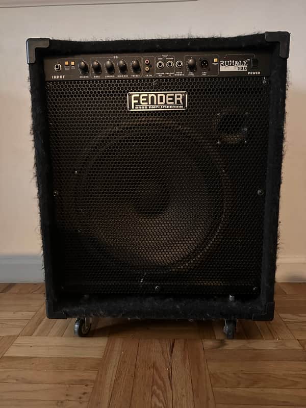 Fender Rumble 100 100-Watt 1x12" Bass Combo 2000s - Black image 1