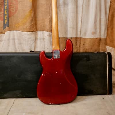 Fender Precision Bass 1965 - Candy Apple Red - Refin image 8