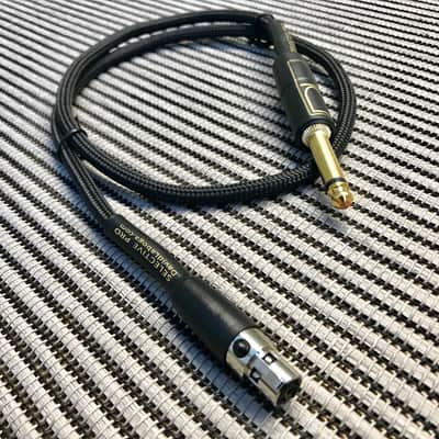 Wireless HiEnd Guitar Cable by David Laboga for Shure / 77cm / 30,3'' / Mini XLR 4pin / WA304 / WA302 / WA306 uses by Richard Fortus (GNR) image 5