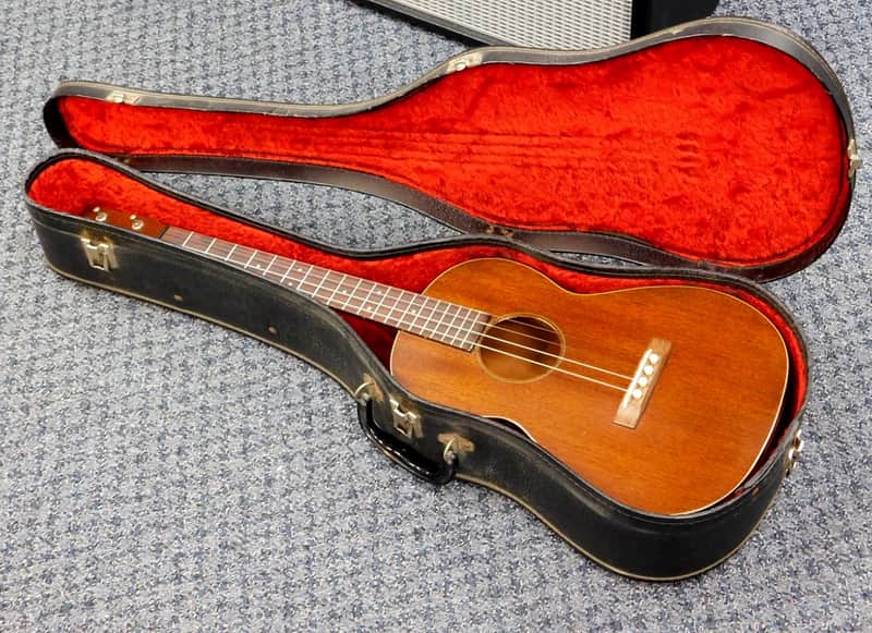 Vintage 1960's Martin Style 51 Baritone Ukulele w/ Case! Mahogany! RARE! VERY NICE!!! image 1