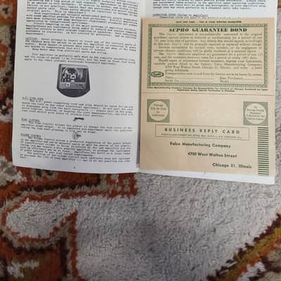 Valco, Supro, National Electric Amplifier Manual 1950s 1960s image 4