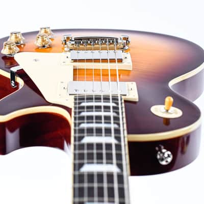 Epiphone Inspired by Gibson Custom 1959 Les Paul Standard Reissue Deep Cherry Sunburst image 12