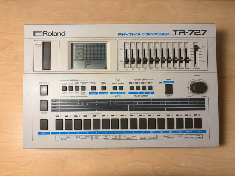 Roland TR-727 Latin Rhythm Composer 1980s - Grey image 1