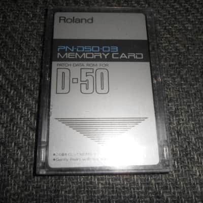 Roland PN-D50-03 Synth Memory Card for D-50 1980's
