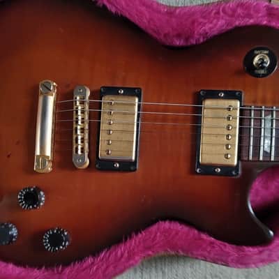Gibson Les Paul Studio 2001 - wine sunburst red flame maple image 2