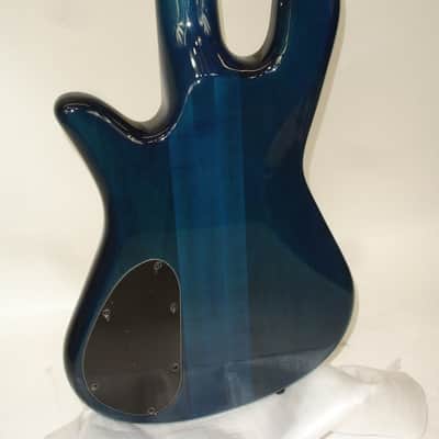 Spector Legend 4 Neck-Thru 4-String Electric Bass Guitar, Faded Blue Gloss w/ Bag image 14