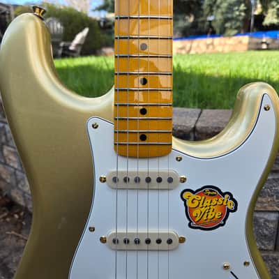 Squier 60th Anniversary Classic Vibe Stratocaster 2014 - Aztec Gold image 6