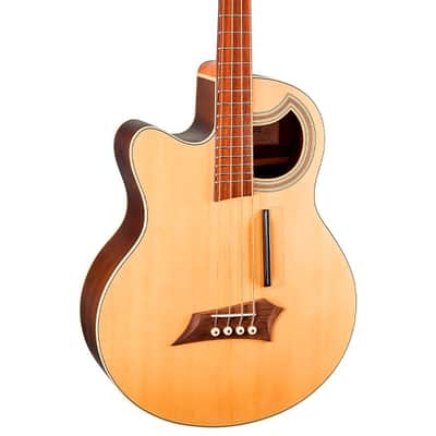 Warwick RockBass Alien Deluxe, Lefthand, 4-String - Natural Transparent Satin Bild 2