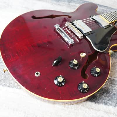 1978 Greco SA-800 WA Wine Red Fujigen MIJ Vintage Semi-Hollow Guitar Made in Japan image 9