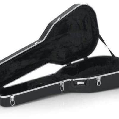 Gator Deep Contour/Round-Back ABS Guitar Case | Black image 3