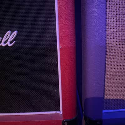 Marshall G15MS Lead 15 Micro Stack Rare 2 Amps Purple and Red image 2