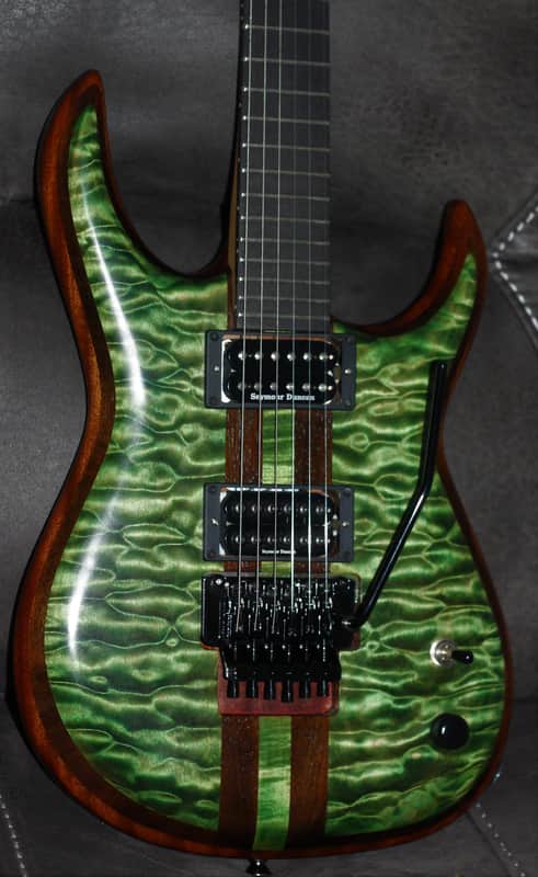 Very Rare!  2017 USA TSmith Custom Built! 6 String w/Floyd Rose-Ibanez RG Killer! Incredible Guitar! image 1