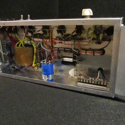 CUSTOM-MADE PROTOTYPE 30w 1x12 combo in solid mahogany and maple cabinet. MINT. NOS. 2025 - Oxblood on African Mahogany and Maple. Trident Amplification. image 7