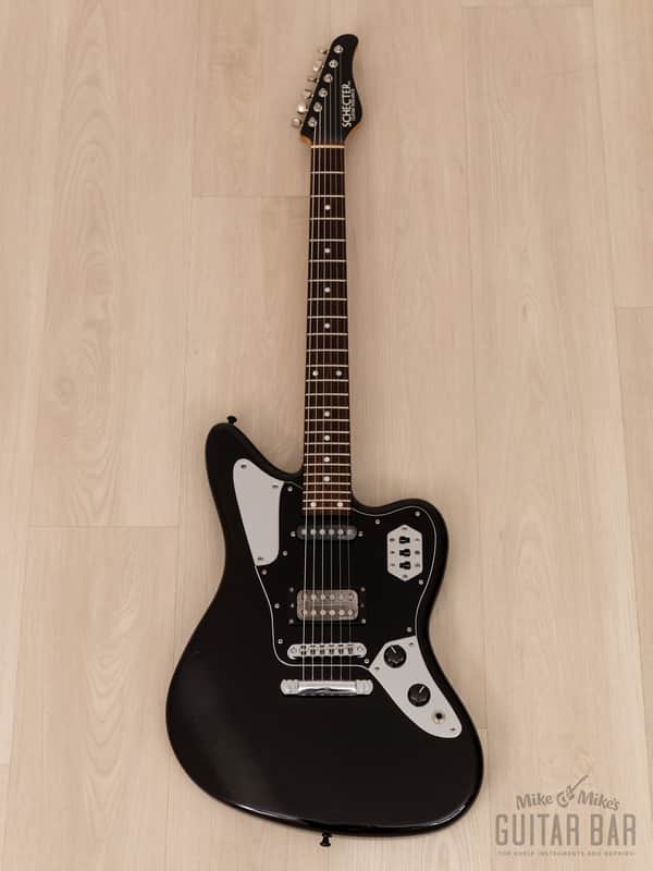 2011 Schecter AR-06 SH Offset Electric Guitar Black, Japan | Reverb