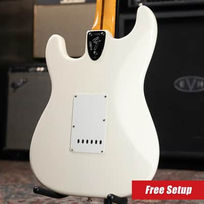 Fender Limited Edition American Vintage II '73 Stratocaster Electric Guitar - Olympic White with Hardshell Case image 2