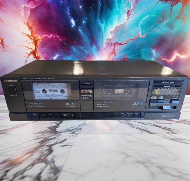 Technics RS-T16 Double Cassette Deck - Clean, Tested & Working Great! Rare🔥
