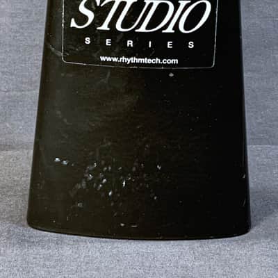 90's RhythmTech 'Studio Series' Black Steel Cowbell image 1