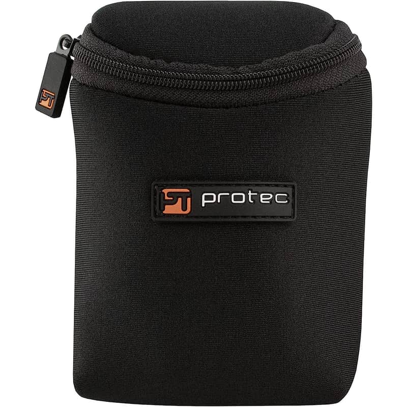 Protec N219 Neoprene 3-Piece Trumpet Mouthpiece Pouch - Black image 1