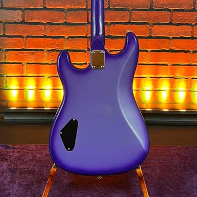 Rare 1987 Hohner Professional ST Metal 1H Violet Burst Electric Guitar - Korea image 8