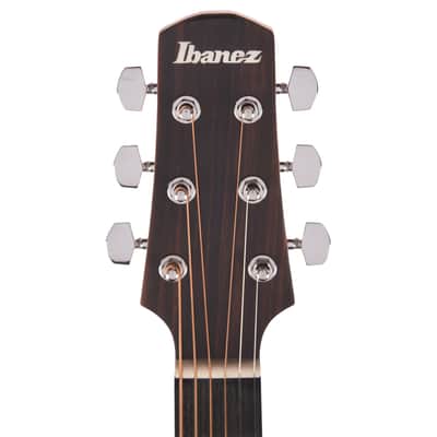 Ibanez AAD51CENT Grand Dreadnought Acoustic-Electric Guitar Natural High Gloss image 6