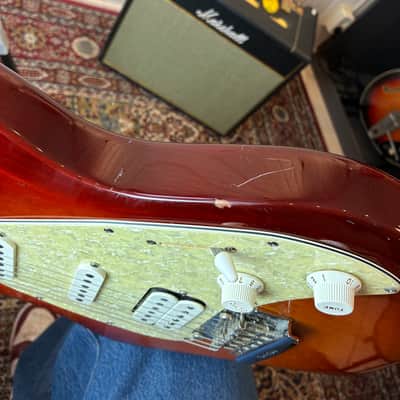 Ernie Ball Music Man Silhouette Special HSS 1993 - Honey Burst image 5